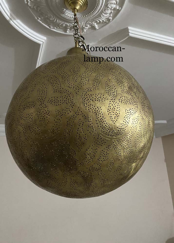 Suspension marocaine, plafond de lampe 